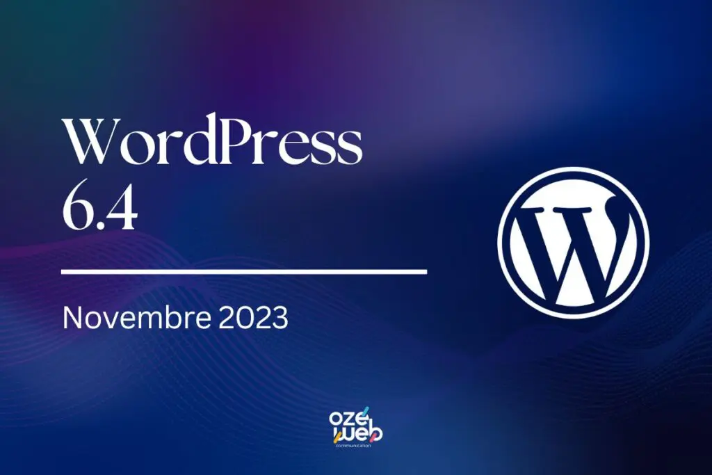 mise à jour WordPress 6.4